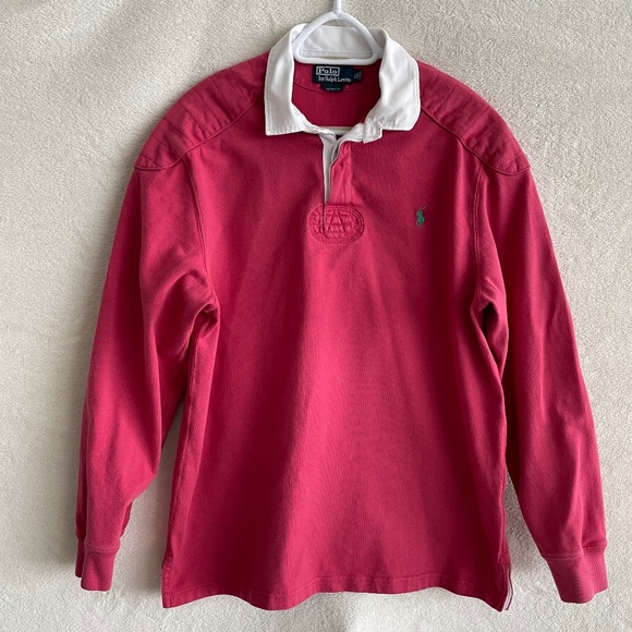 Polo by Ralph Lauren Custom Fit X-Large Men’s Rugby Shirt. - Picture 1 of 7